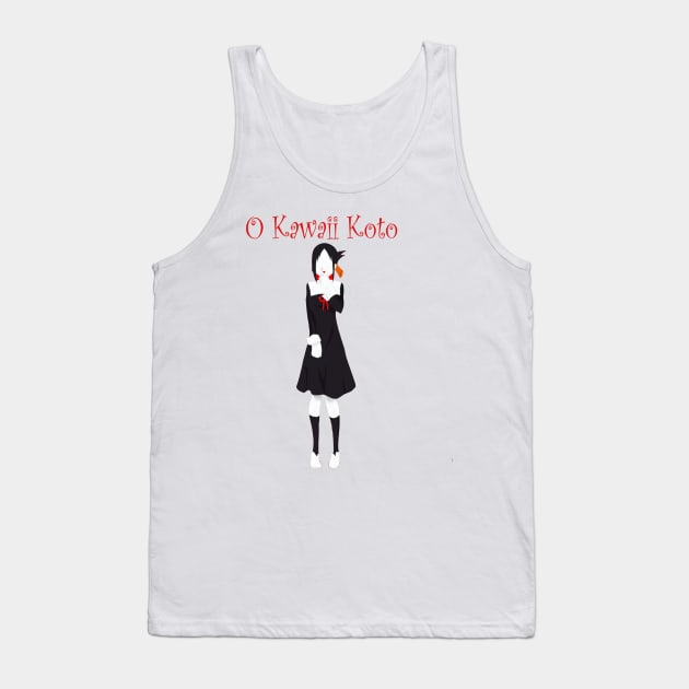 Kaguya Shinomiya how cute Shirt Tank Top by Bam-the-25th